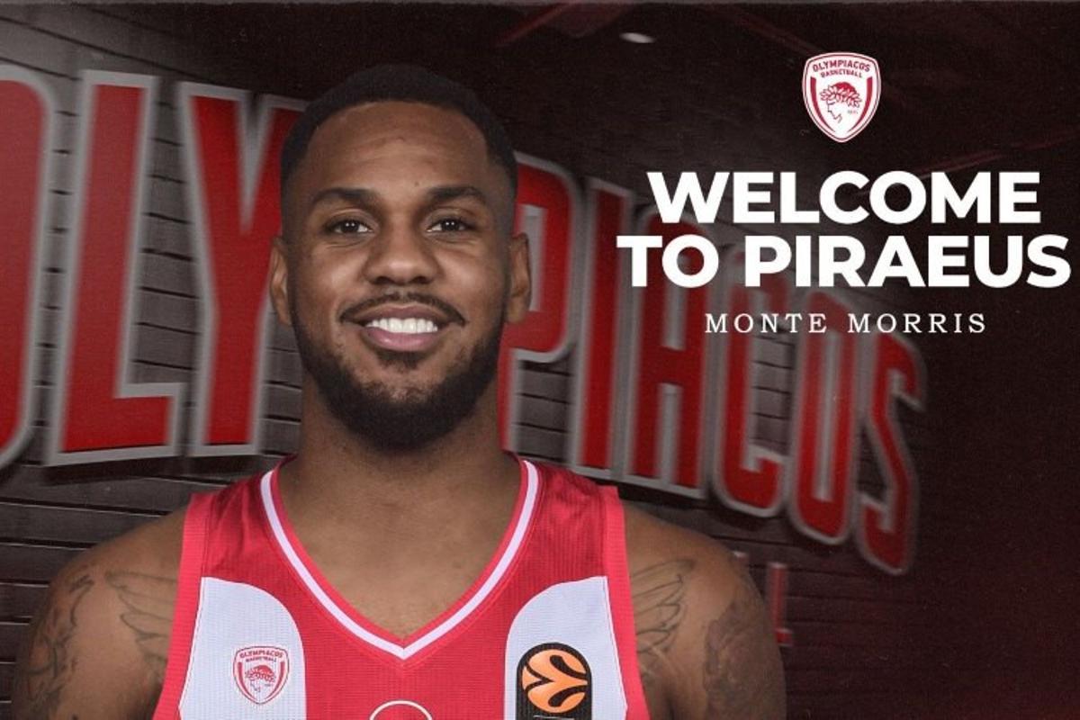 El club griego anunció la llegada de un nuevo estadounidense, Monte Morris