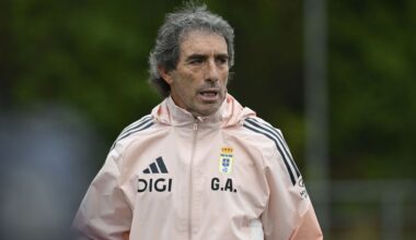 Almada, antes de su debut con el Real Oviedo: «No es verdad que no cuente con Cazorla»