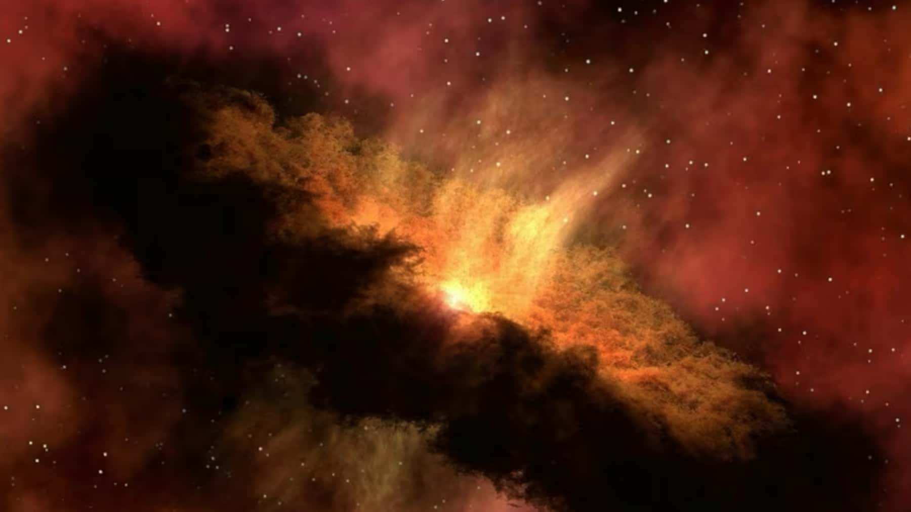 Volcán en erupción con emisión de ceniza y lava durante un episodio de actividad volcánica