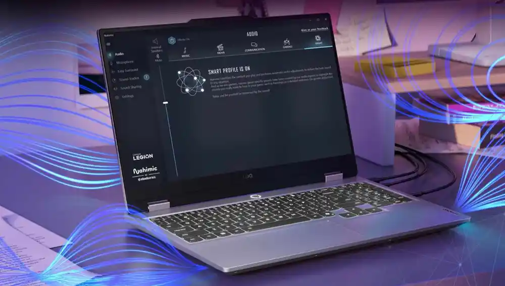 Este portátil incorpora dos altavoces de 2 vatios optimizados con Nahimic Audio