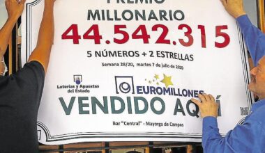 Premiazo en Euromillones: un afortunado gana 142,4 millones de euros este martes