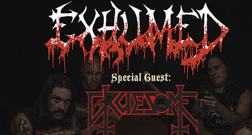 Fechas de EXHUMED y GRUESOME. Ronnie Romero en Europa con PRIMAL FEAR. Comunicado de LEGION D.C.