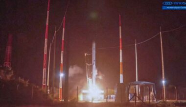 Cohete surcoreano explota tras despegar en la Base de Alcántara