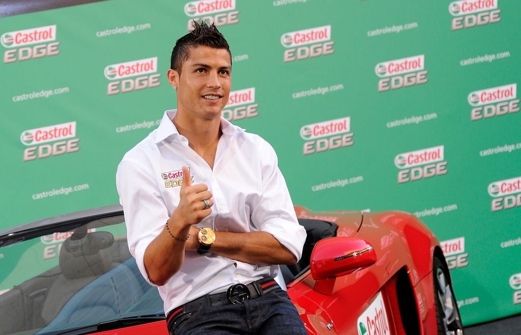 El jugador, durante la presentación del documental 'Cristiano Ronaldo: Al Limite' (Madrid, 7 de septiembre de 2011)