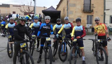 Récord de participación en la Ruta BTT del Pavo en Saelices El Chico