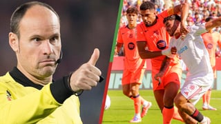 Mateu Lahoz, indignado con el VAR, señala a Isaac Romero: "Hace el salmón"