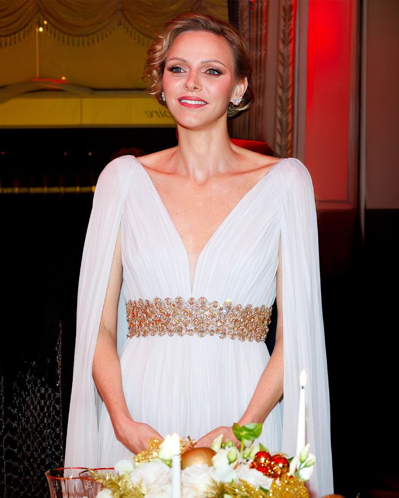 Charlene de Mónaco en el tradicional Baile de Navidad del Principado, 2025.