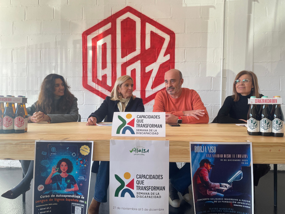 Collado Villalba celebra la Semana de la Discapacidad, con el lema “Capacidades que transforman” - Ayuntamiento de Collado Villalba