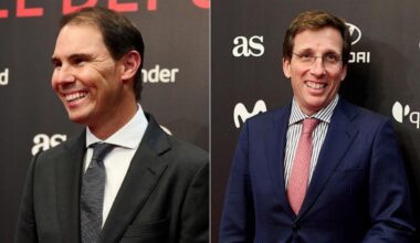 Lo que le dice Almeida a Nadal en la alfombra roja de los Premios AS provoca su reacción inmediata