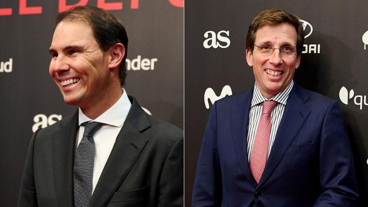 Lo que le dice Almeida a Nadal en la alfombra roja de los Premios AS provoca su reacción inmediata