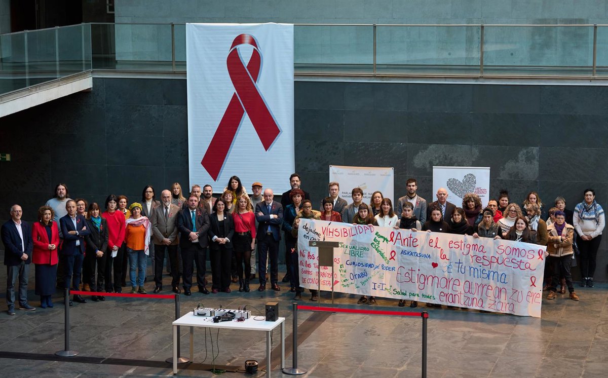 El Parlamento de Navarra se adhiere al Día Mundial contra el Sida