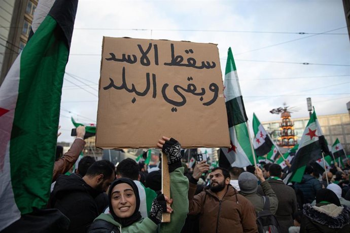 Guterres pide que Siria sea la protagonista de su propia transición un año después de la caída de Al Assad La diáspora siria celebra en Alemania el aniversario de la caída de Al Assad