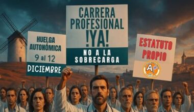 Cinco mil médicos están llamados mañana a la huelga en Castilla-La Mancha para exigir la recuperación de la Carrera Profesional