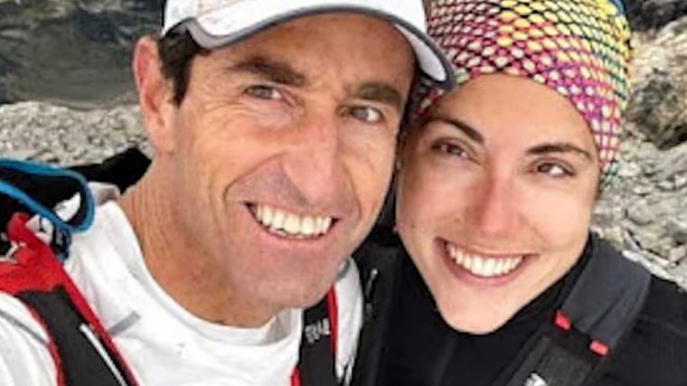 Una imagen en sus redes sociales colgada por Jorge García y su pareja, Natalia Román. también fallecida hoy en el alud, según las primeras informaciones