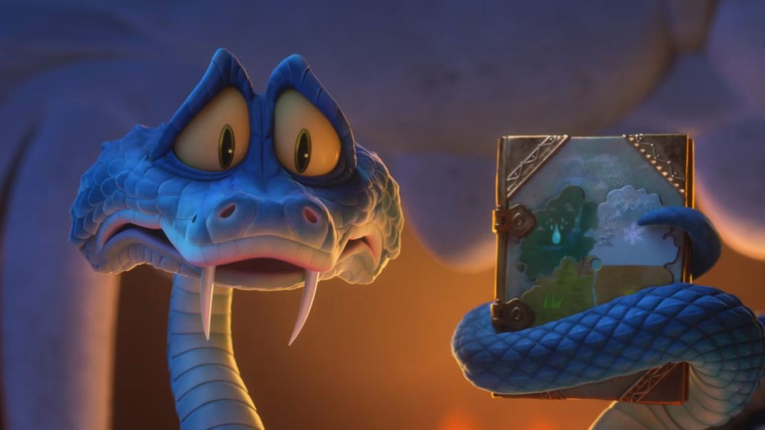 La serpiente Gary, en “Zootopia 2” (2025).