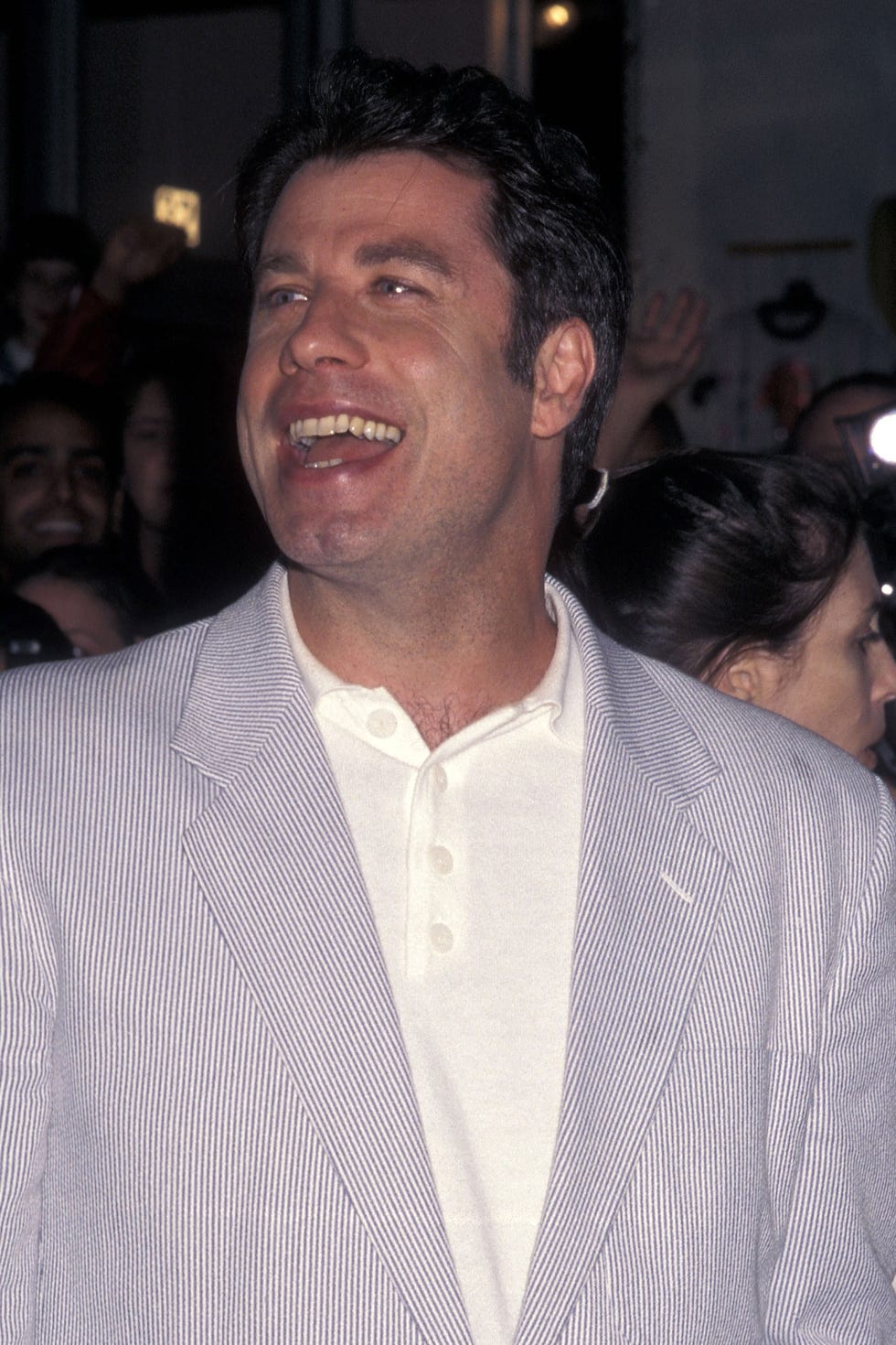 actor john travolta attends the phenomenon new york city premiere on june 22, 1996 at east hampton cinemas in east hampton, long island, new york. (photo by ron galella/ron galella collection via getty images)