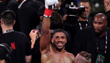 Anthony Joshua noquea a Jake Paul en el sexto asalto y gana el combate de peso pesado