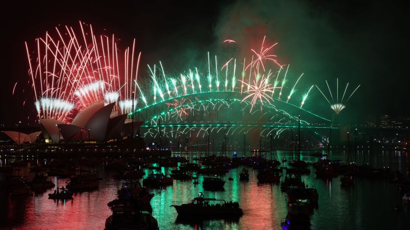 El momento en el que se celebra el Año Nuevo en todo el mundo (en relación con la hora de Miami)