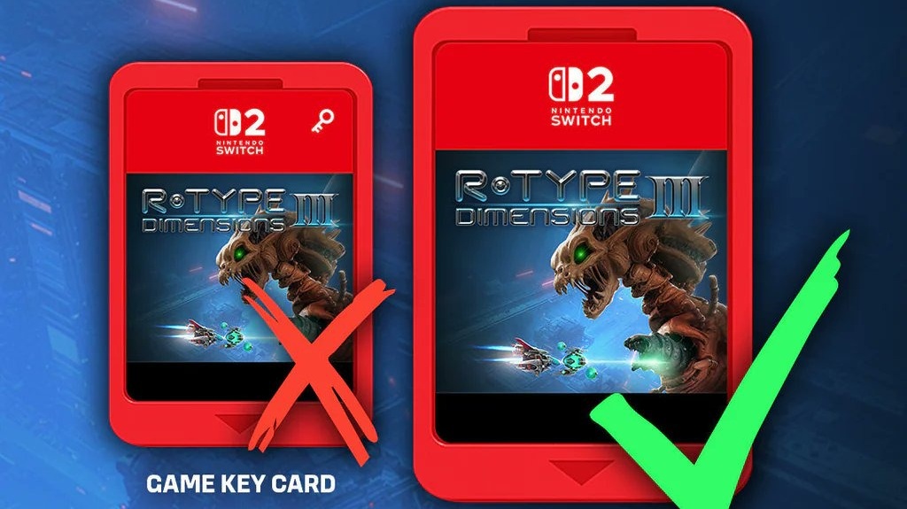 [Act.] Se confirma que Nintendo tiene dos nuevos tamaños de cartuchos de Switch 2