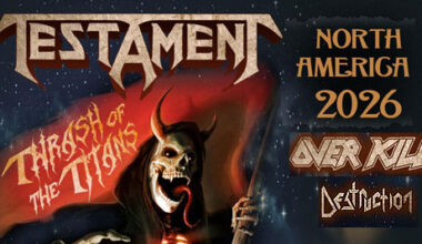 Gira americana de TESTAMENT con OVERKILL y DESTRUCTION. Fechas de RAVE IN FIRE. Nuevo vídeo de EYE OF MELIAN.