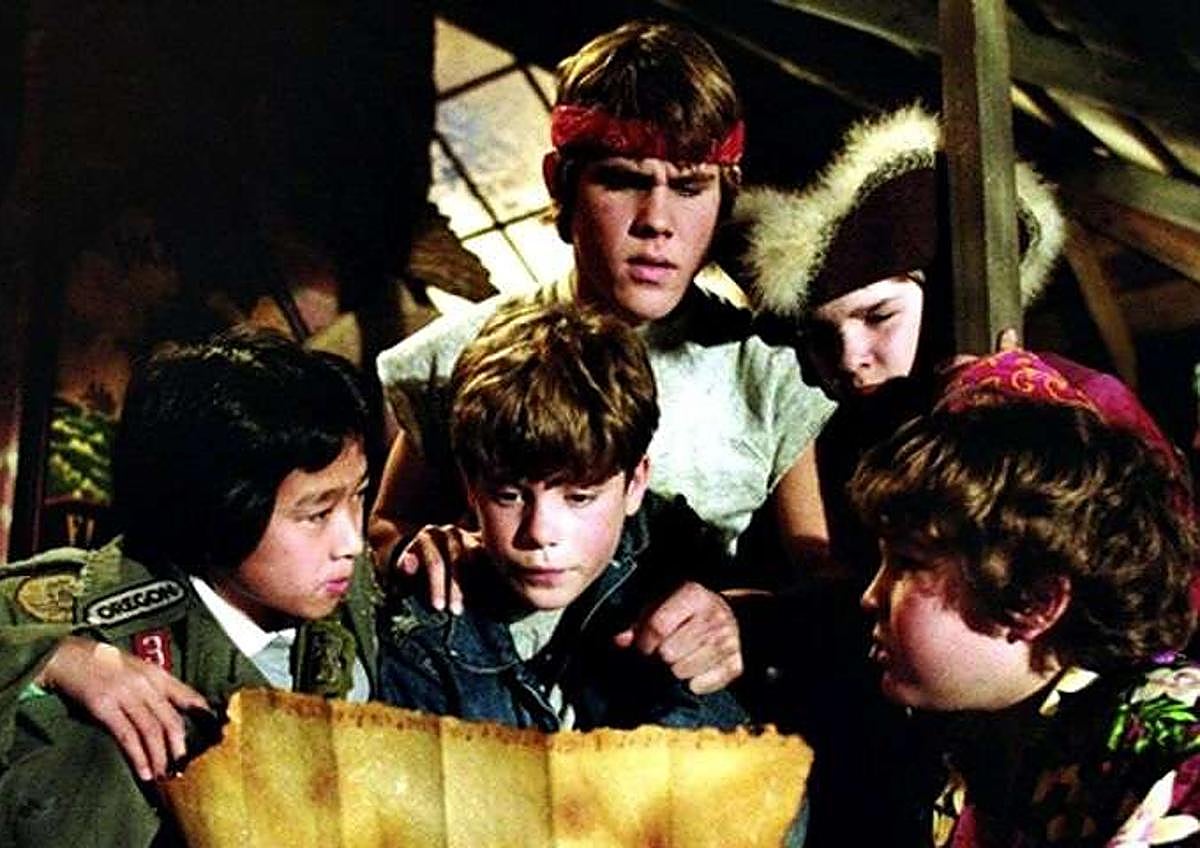 Imagen secundaria 1 - 'Los Goonies' llegó a las salas españolas en el verano de 1985.