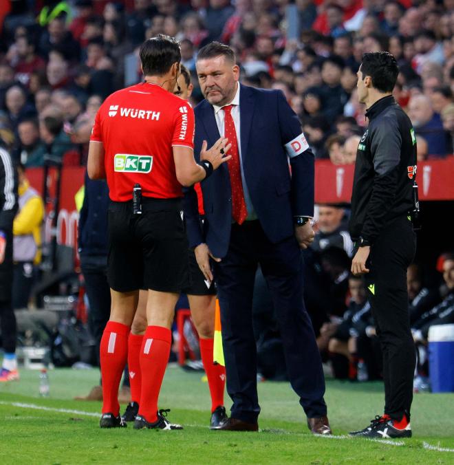 Pepe Díaz, en el Sevilla - Betis (Foto: Cordon Press).