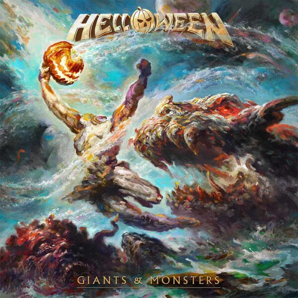 Portada de Eliran Kantor para el disco de Helloween Giants & Monsters