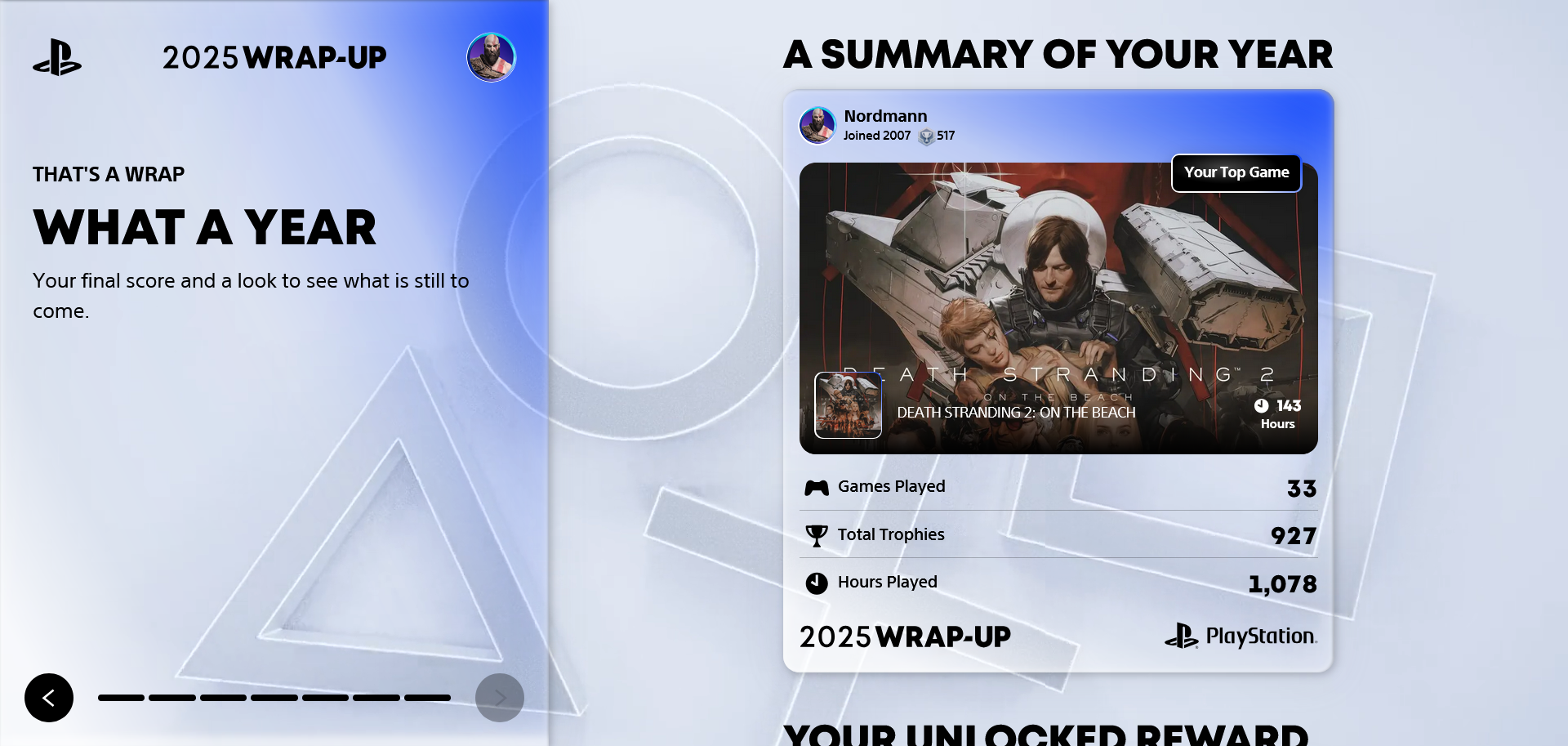 ¿Cómo fue tu año con PlayStation en 2025?