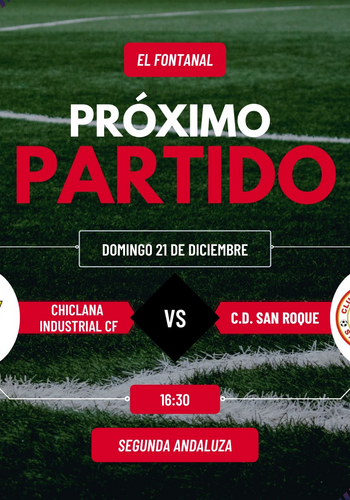 El San Roque se desplaza a Chiclana para la jornada 15