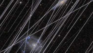 (casi) todas las imágenes de telescopios espaciales estarán contaminadas pronto y la culpa es de Elon Musk