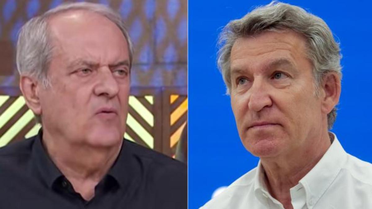 Javier Aroca define a Feijóo con dos palabras el último día del año: como lo vea se le van a atragantar las uvas - El HuffPost