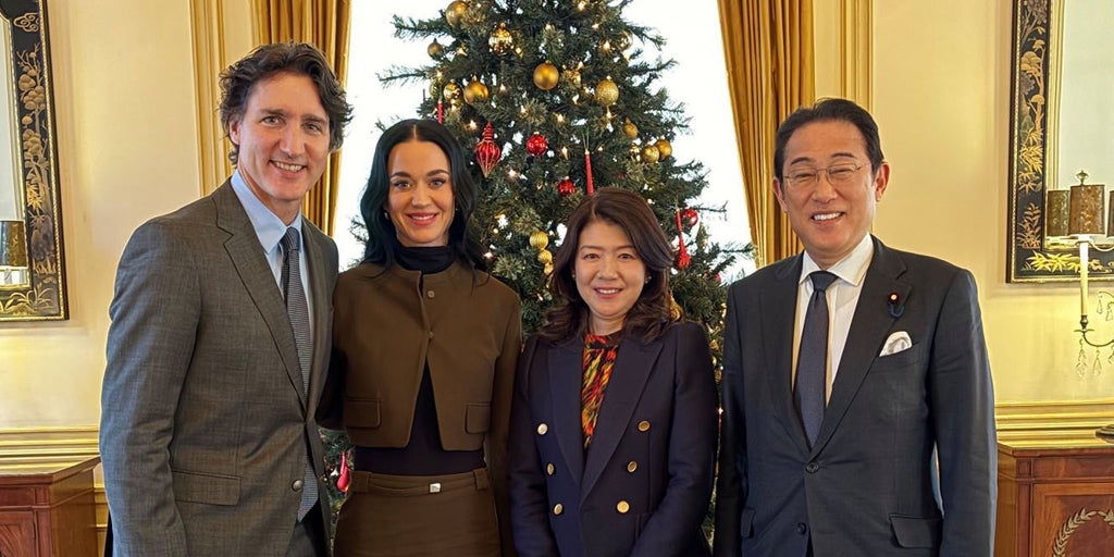 Katy Perry debuta como «primera dama» en Japón en su primera aparición oficial junto a Justin Trudeau