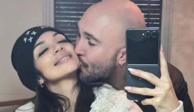 la foto con dedicatoria a su novia bailarina cuatro meses después de su separación de Irene Rosales