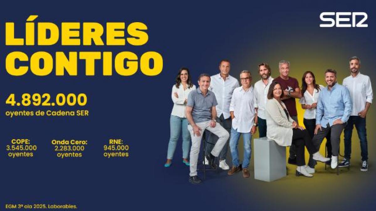 es la emisora que más crece y cierra el año con 4.892.000 oyentes, el mejor dato de los últimos 12 años