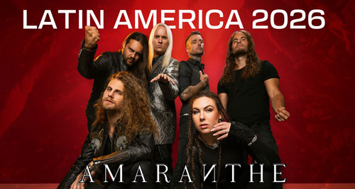 BULLET FOR MY VALENTINE inmersos en su próxima obra. Gira iberoamericana de AMARANTHE. Reedición de CREMATORY.