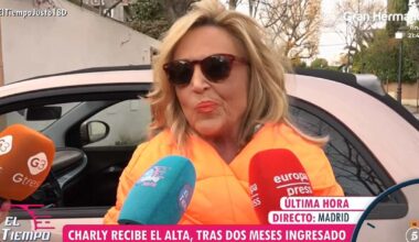 Lydia Lozano se pronuncia por primera vez, emocionada, ante el regreso de su marido Charlie a casa