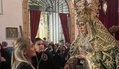 Milagros Tolón, la nueva ministra de Educación, visitó a la Macarena en San Gil