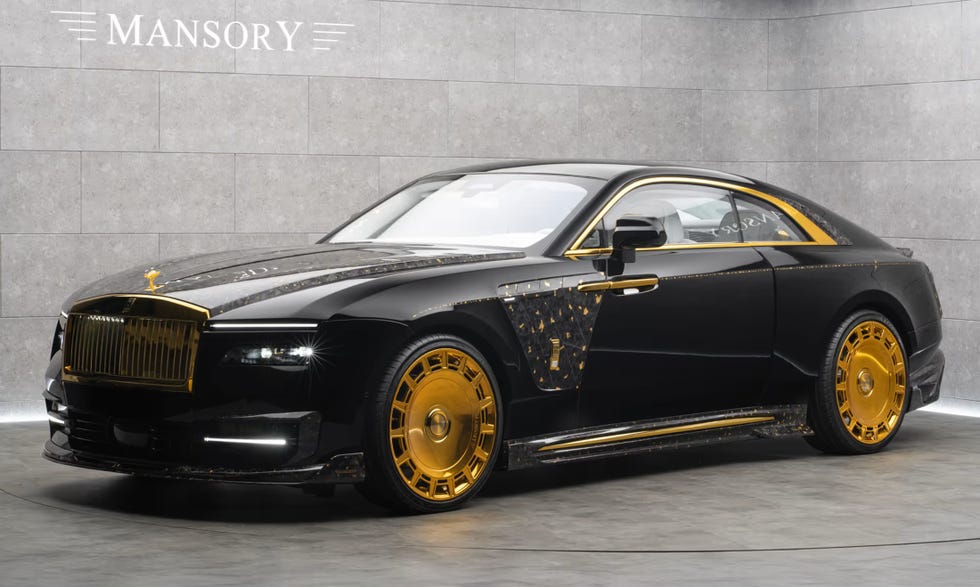 mansory rollsroyce spectre oro