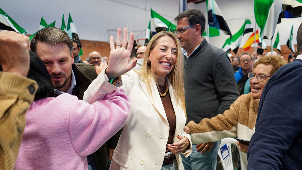 Los trackings del PP en Extremadura arrojan un resultado histórico para María Guardiola