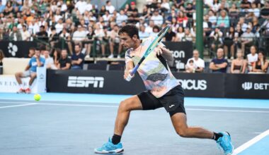 Los puntazos que le ganó el hijo de Burruchaga al campeón en el novedoso torneo que prepara para Australia