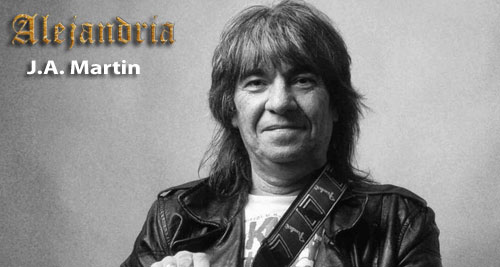 Entrevista con el ex guitarrista de SANGRE AZUL, J.A. Martin, antes del festival de Navidad en Madrid