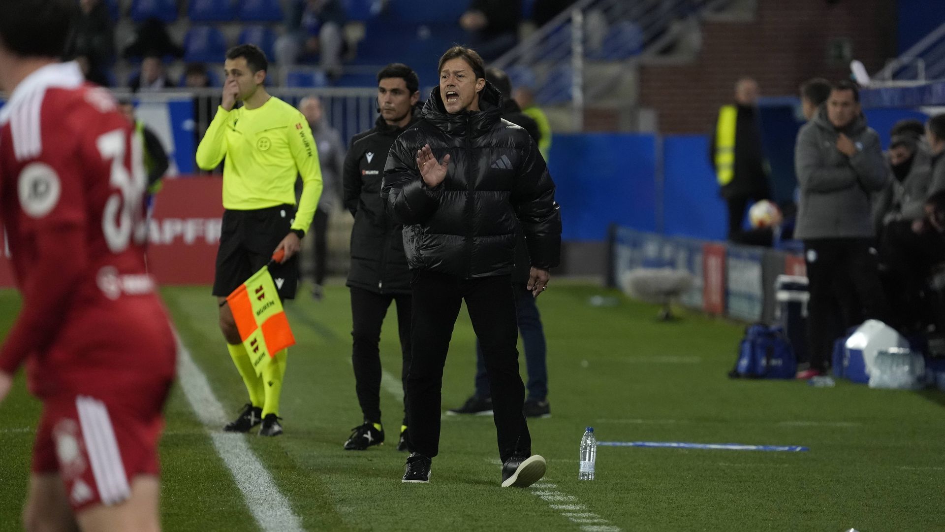 Matías Almeyda, en el Alavés-Sevilla de Copa