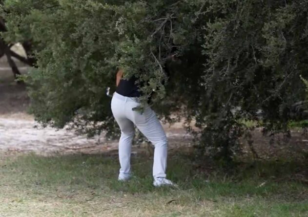 Rory McIlroy, en el hoyo 14 durante la segunda jornada del Crown Open de Australia.