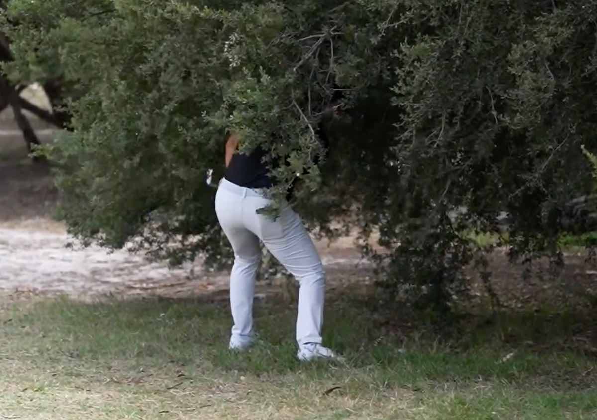 Rory McIlroy, en el hoyo 14 durante la segunda jornada del Crown Open de Australia.