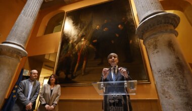 ¿Quién fue Carlos Larraz, el artista que pintó 'La prisión de Lanuza', sobre el Justicia de Aragón?