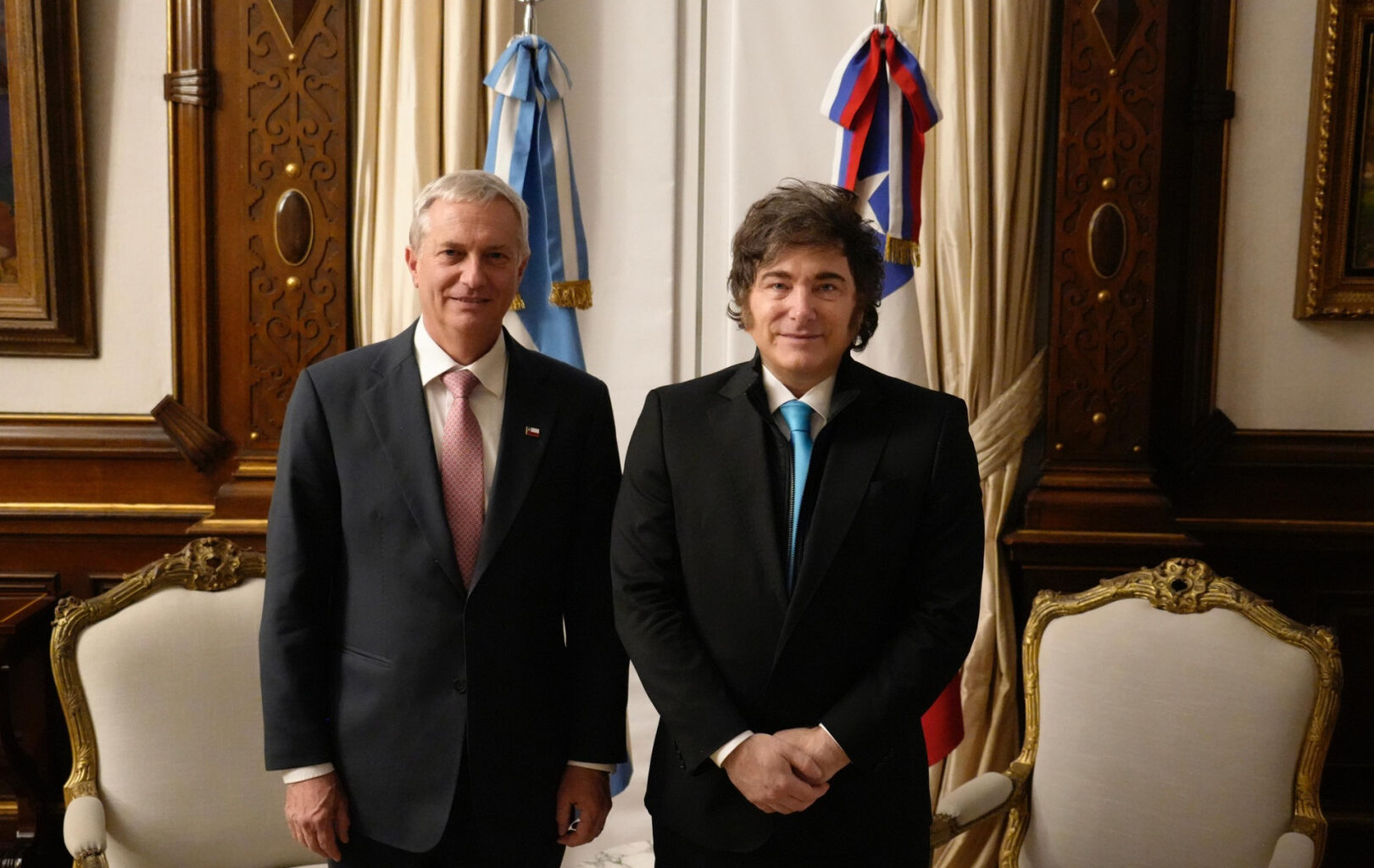El Presidente Milei recibió al Presidente electo de la República de Chile, José Antonio Kast