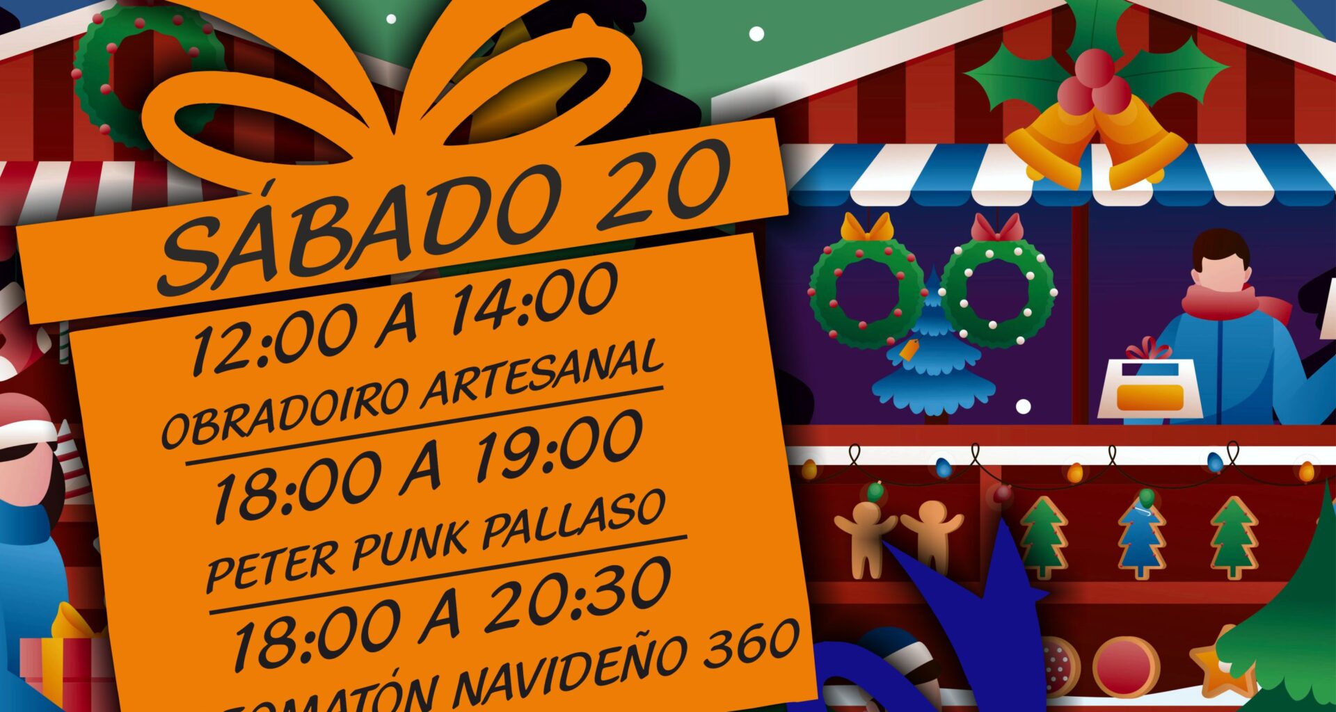 La Plaza de Abastos acogerá los días 20 y 21 el Mercado de Nadal, con productos navideños, ideas de regalos y actividades para toda la familia