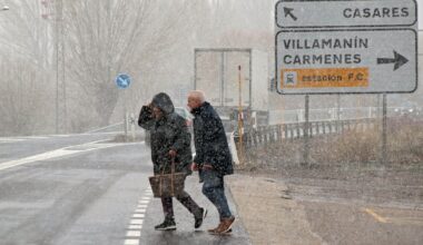 La llegada de un frente atlántico dejará nevadas intensas en todas las provincias de Castilla y León salvo Valladolid