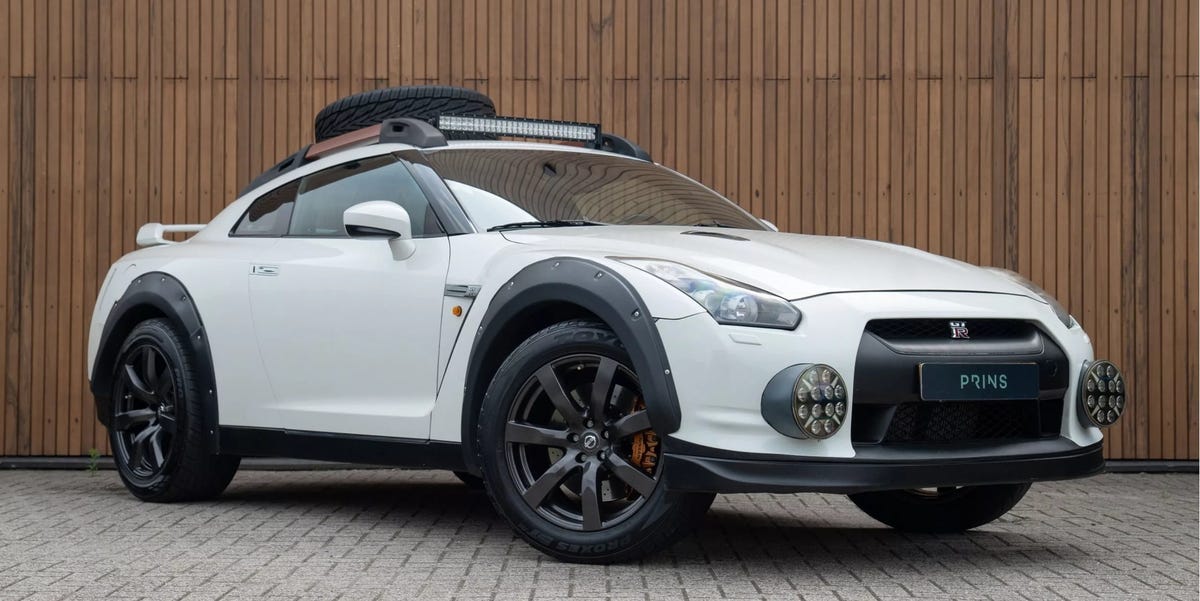 Este Nissan GT-R con preparación offroad parece listo para el Apocalipsis, pero no es nada barato