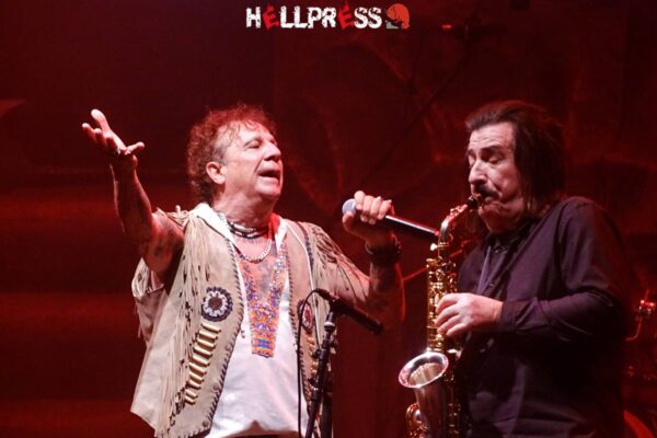 Fortu con Luis Cobos en el concierto de Obús en Madrid